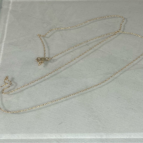 14K YELLOW GOLD chain necklace 18” REAL GOLD - Picture 4 of 11